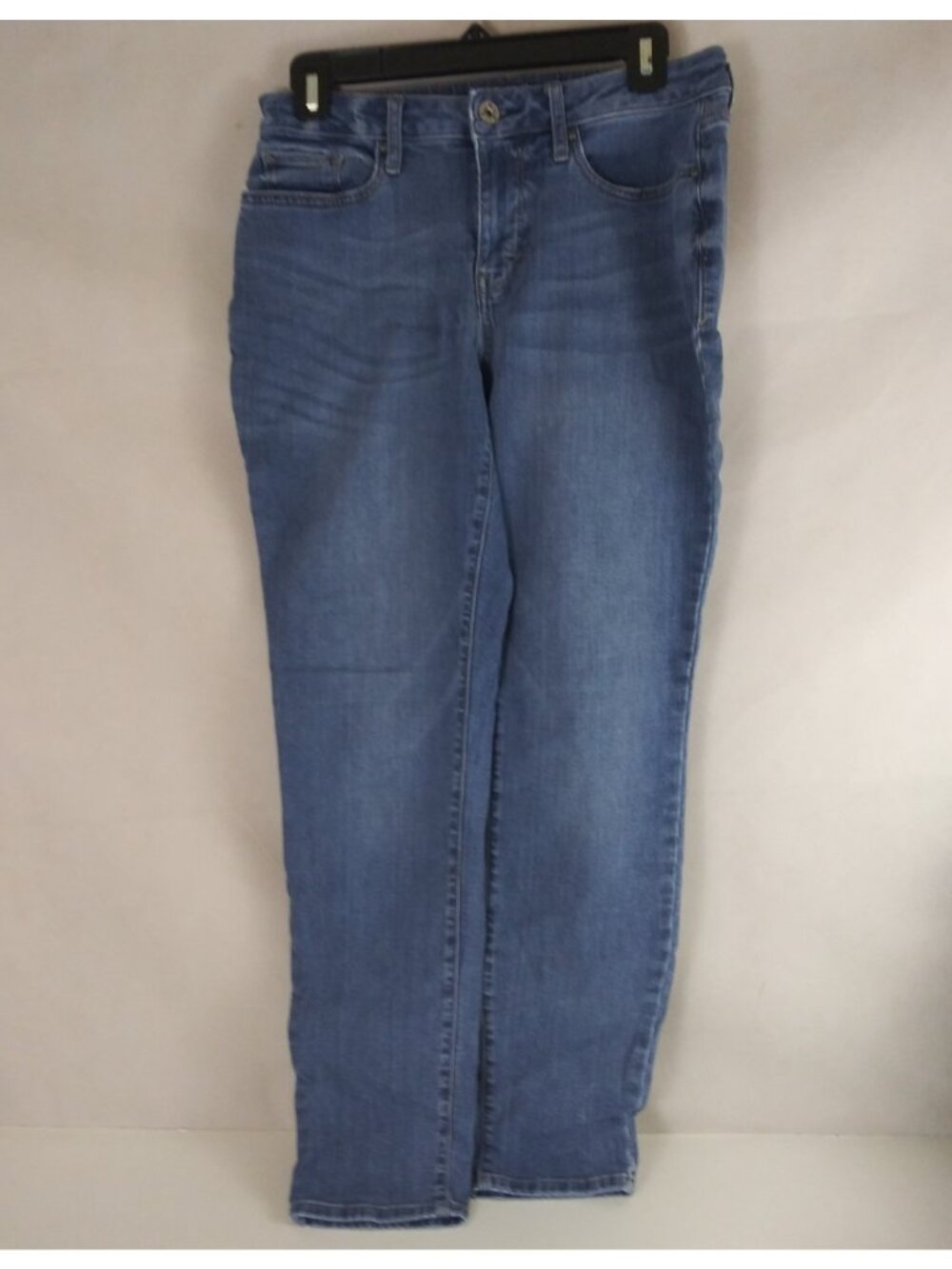 Ana Mid Rise Curvy Skinny Women's Distressed Jeans Size 6